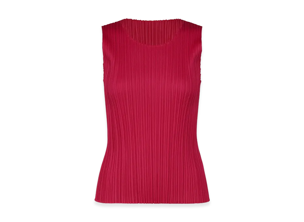 PLEATS PLEASE ISSEY MIYAKE New Colorful Basics 4 "Carmine"