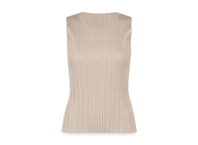 PLEATS PLEASE ISSEY MIYAKE New Colorful Basics 4 "Greige"