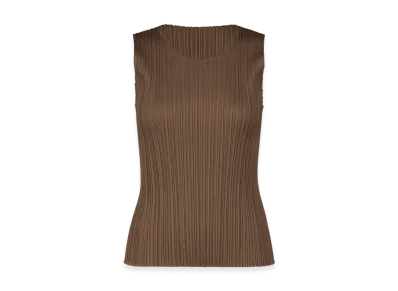PLEATS PLEASE ISSEY MIYAKE New Colorful Basics 4 "Brown"