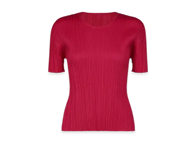 PLEATS PLEASE ISSEY MIYAKE New Colorful Basics 4 "Carmine"