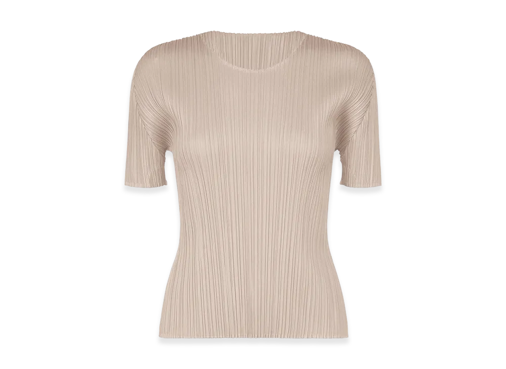 PLEATS PLEASE ISSEY MIYAKE New Colorful Basics 4 "Greige"