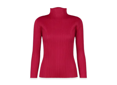 PLEATS PLEASE ISSEY MIYAKE New Colorful Basics 4 "Carmine"