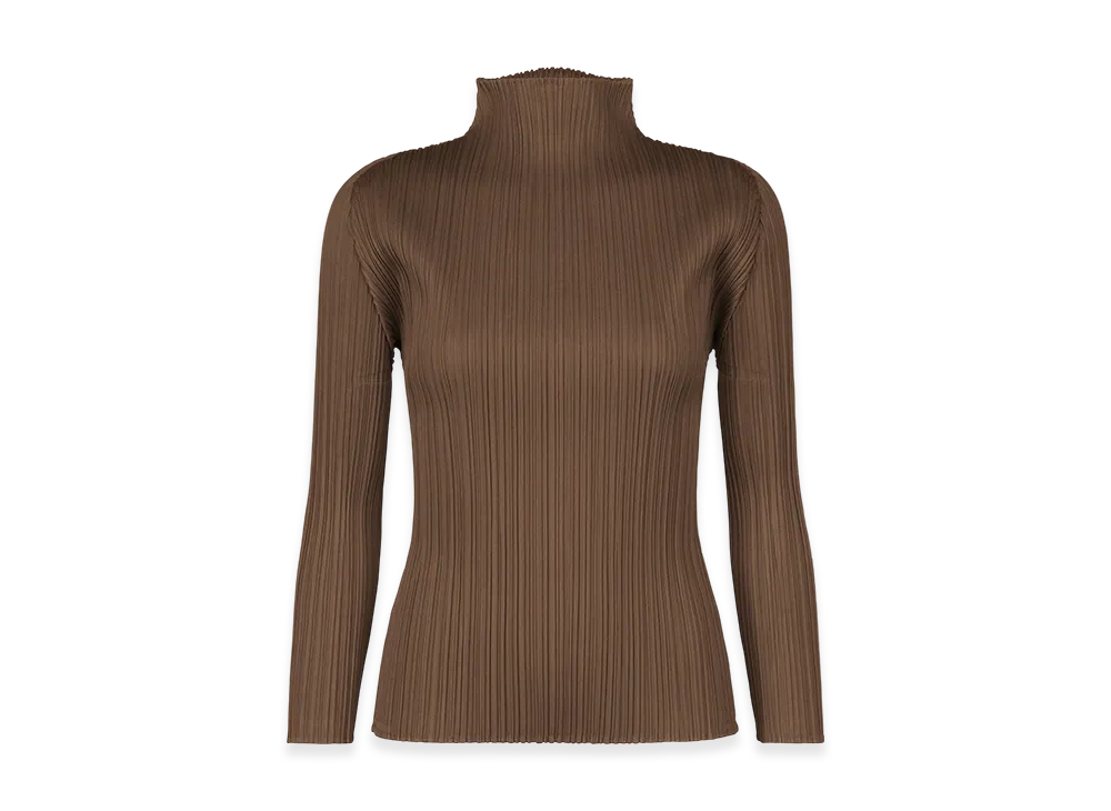 PLEATS PLEASE ISSEY MIYAKE New Colorful Basics 4 "Brown"