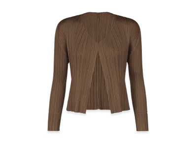 PLEATS PLEASE ISSEY MIYAKE New Colorful Basics 4 "Brown"