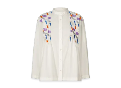 PLEATS PLEASE ISSEY MIYAKE Grainy Shirt "White"
