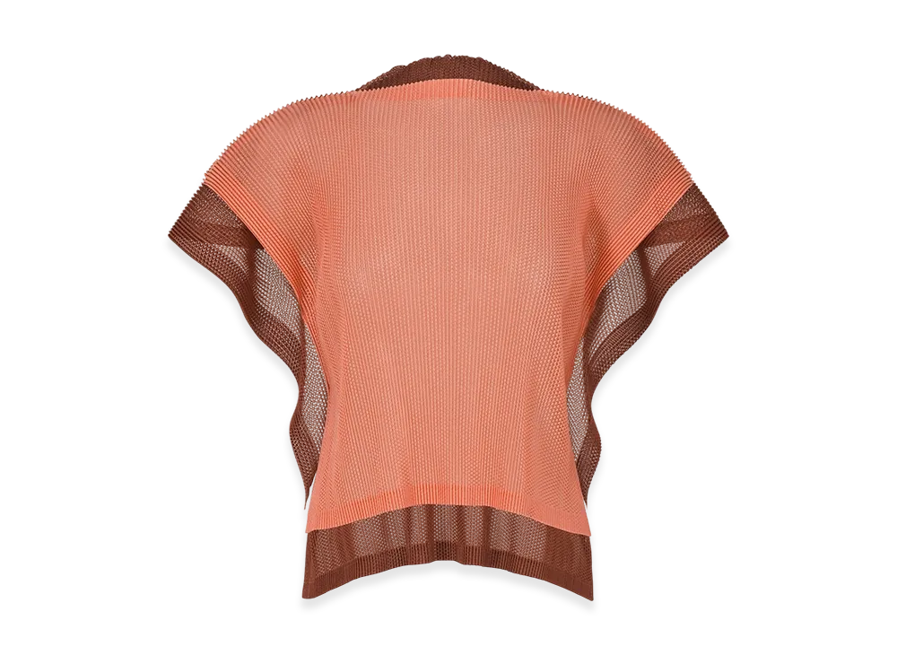 PLEATS PLEASE ISSEY MIYAKE Mist June "Coral/Terracotta"