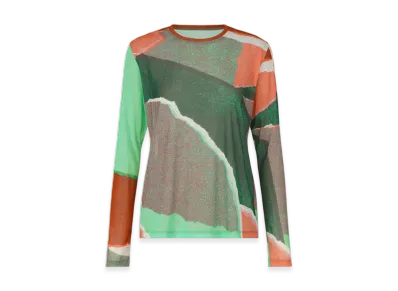 PLEATS PLEASE ISSEY MIYAKE Grainy Tulle T "Mint Green"