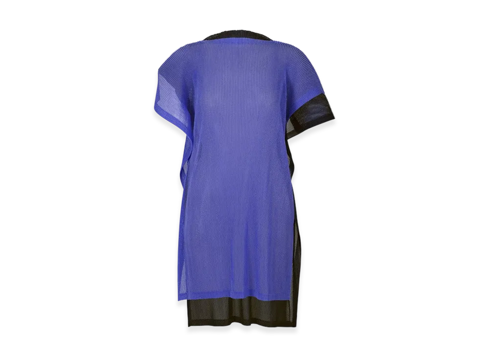 PLEATS PLEASE ISSEY MIYAKE Sheer Square "Blue/Navy"