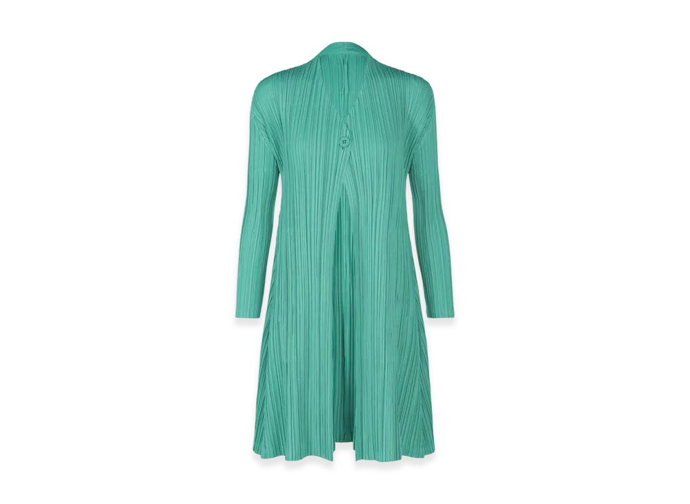 PLEATS PLEASE ISSEY MIYAKE Mellow Pleats "Turquoise Green"