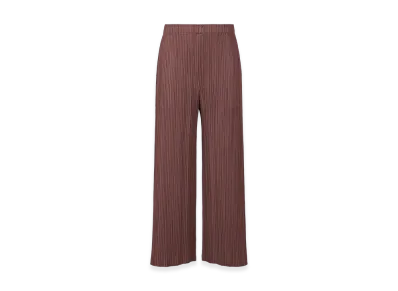 PLEATS PLEASE ISSEY MIYAKE Loop Bottoms "Red Brown"