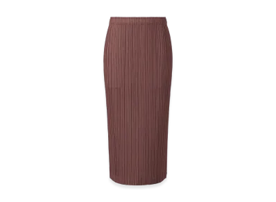 PLEATS PLEASE ISSEY MIYAKE Loop Bottoms "Red Brown"