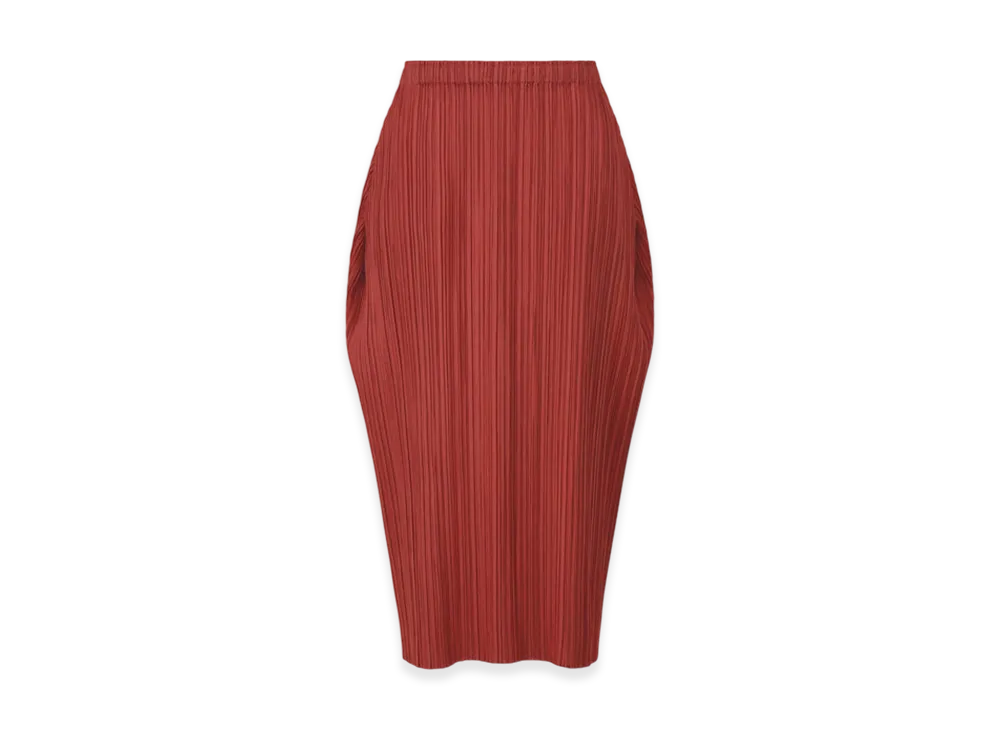 PLEATS PLEASE ISSEY MIYAKE Lamp Shade "Dark Red"