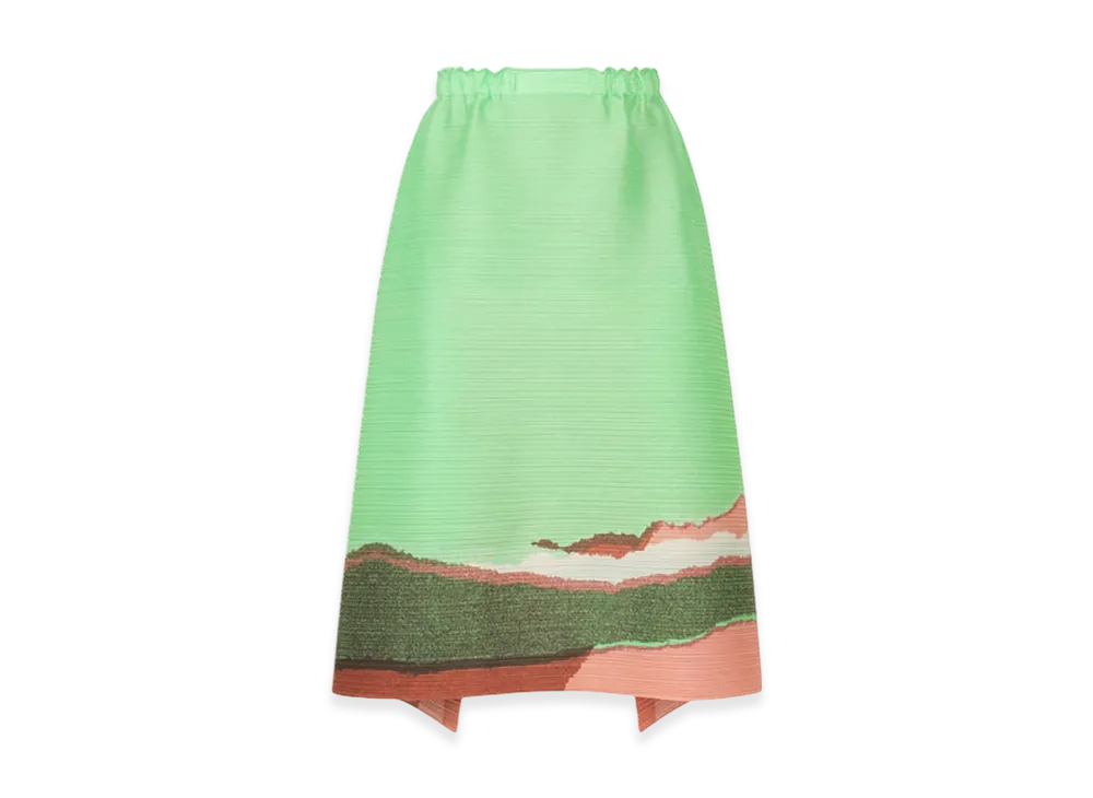 PLEATS PLEASE ISSEY MIYAKE Grainy Colors "Mint Green"