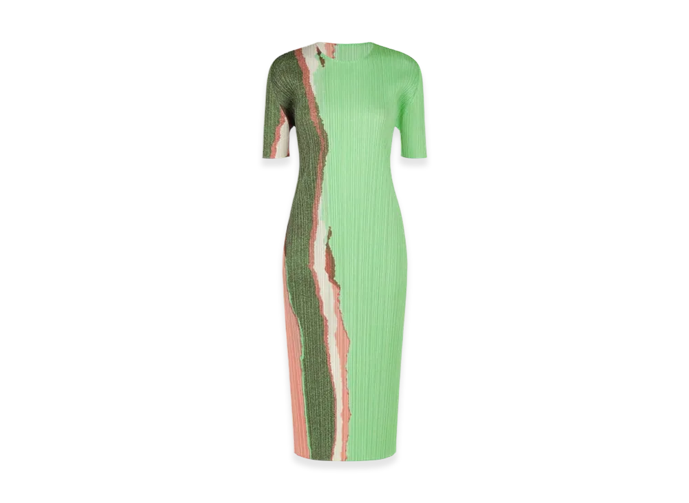 PLEATS PLEASE ISSEY MIYAKE Grainy Colors "Mint Green"