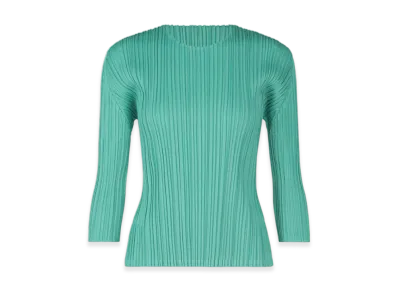 PLEATS PLEASE ISSEY MIYAKE Mellow Pleats "Turquoise Green"