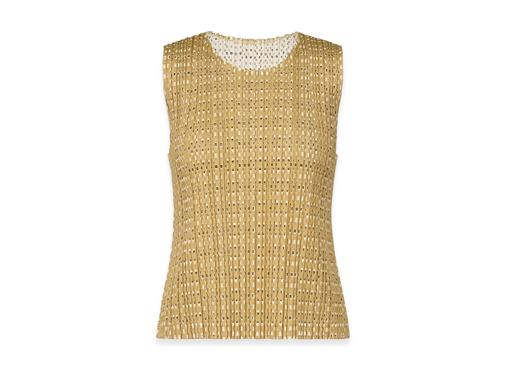 PLEATS PLEASE ISSEY MIYAKE Flicker "Beige/White"