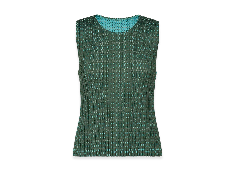 PLEATS PLEASE ISSEY MIYAKE Flicker "Green/Turquoise"