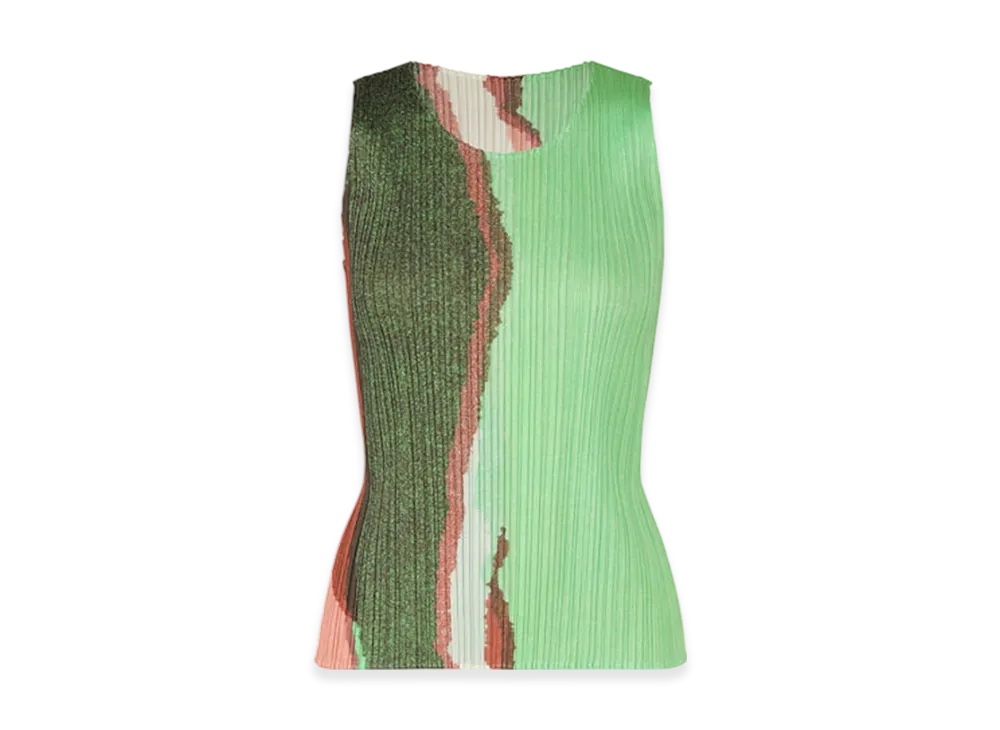 PLEATS PLEASE ISSEY MIYAKE Grainy Colors "Mint Green"