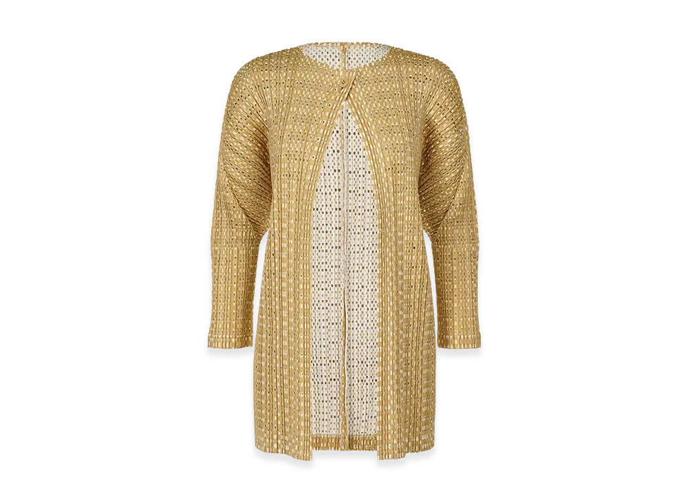 PLEATS PLEASE ISSEY MIYAKE Flicker "Beige/White"