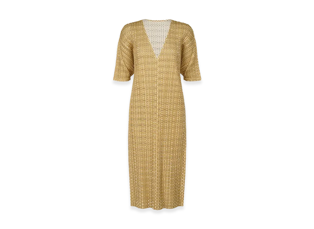 PLEATS PLEASE ISSEY MIYAKE Flicker "Beige/White"