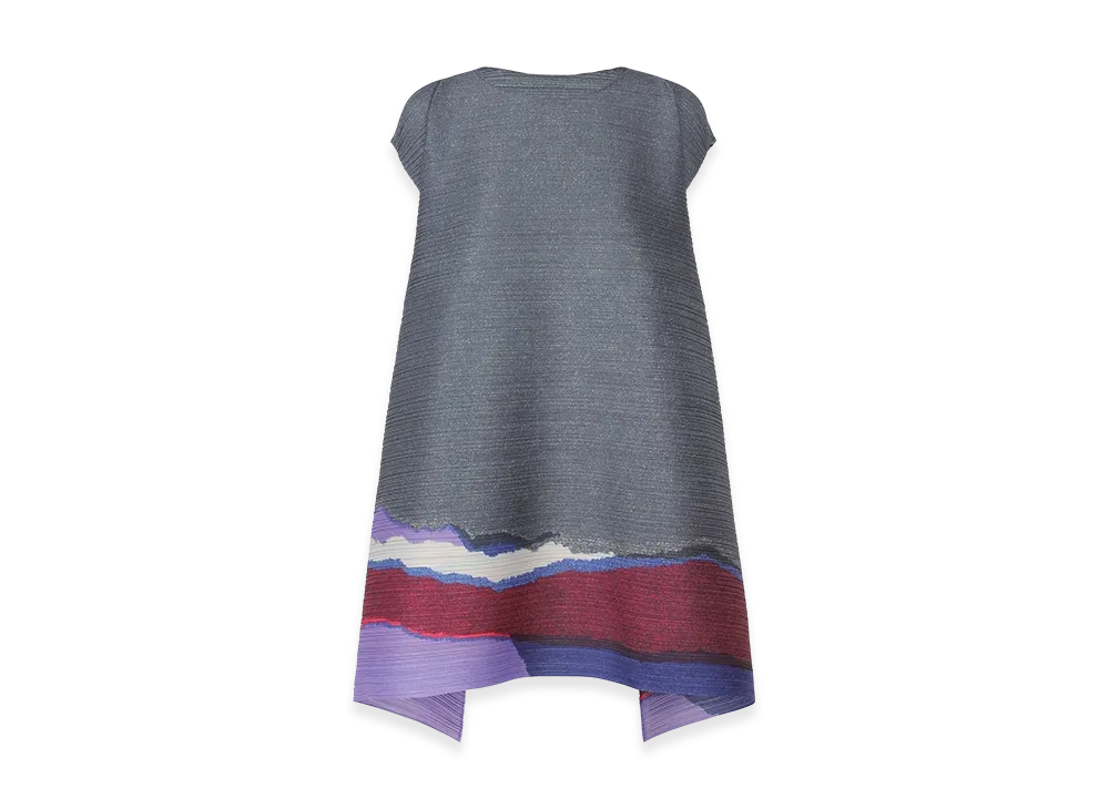 PLEATS PLEASE ISSEY MIYAKE Grainy Colors "Dark Blue Gray"