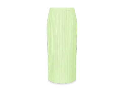 PLEATS PLEASE ISSEY MIYAKE A-Poc Flicker "White Green"