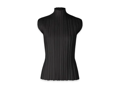 PLEATS PLEASE ISSEY MIYAKE Rib Knit "Black"