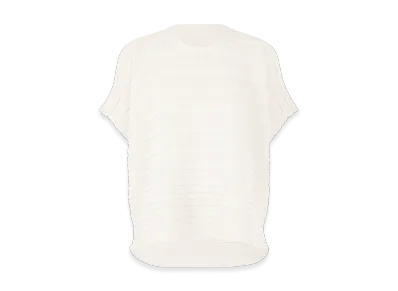 PLEATS PLEASE ISSEY MIYAKE Step Knit "White"