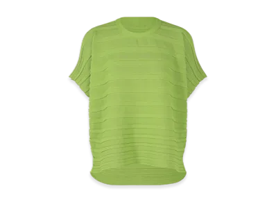 PLEATS PLEASE ISSEY MIYAKE Step Knit "Light Green"