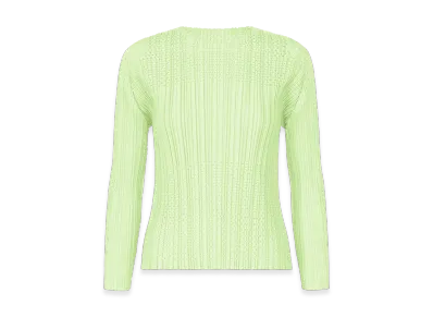 PLEATS PLEASE ISSEY MIYAKE A-Poc Flicker "White Green"