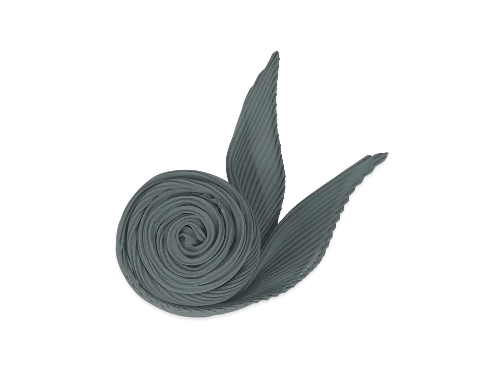 PLEATS PLEASE ISSEY MIYAKE Monthly Scarf May "Dark Blue Gray"