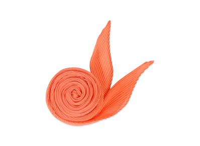 PLEATS PLEASE ISSEY MIYAKE Monthly Scarf May "Coral Orange"