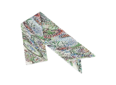 PLEATS PLEASE ISSEY MIYAKE Light Festival Scarf "White"