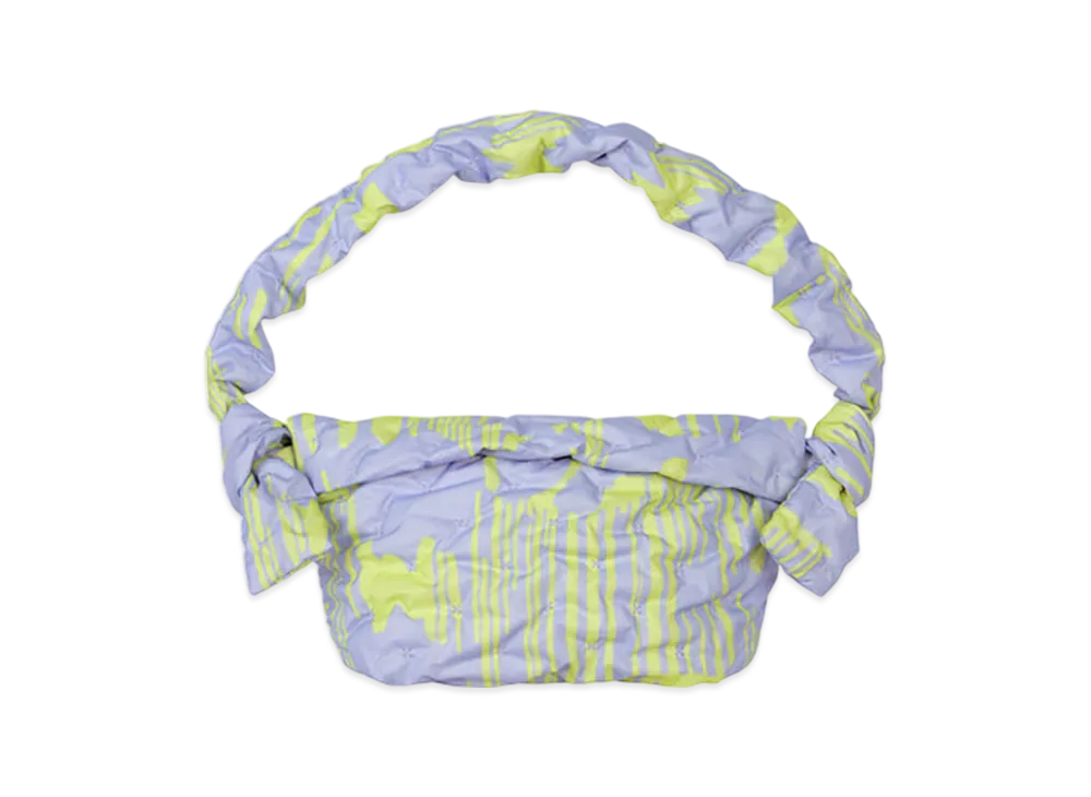 PLEATS PLEASE ISSEY MIYAKE Refraction Fluffy Bag "Light Blue"