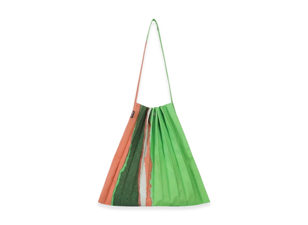 PLEATS PLEASE ISSEY MIYAKE Grainy Colors Pleats Bag "Mint Green"