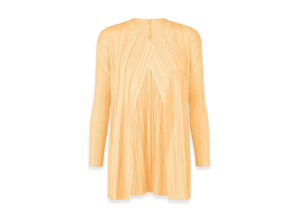 PLEATS PLEASE ISSEY MIYAKE Mellow Pleats "Cream Yellow"