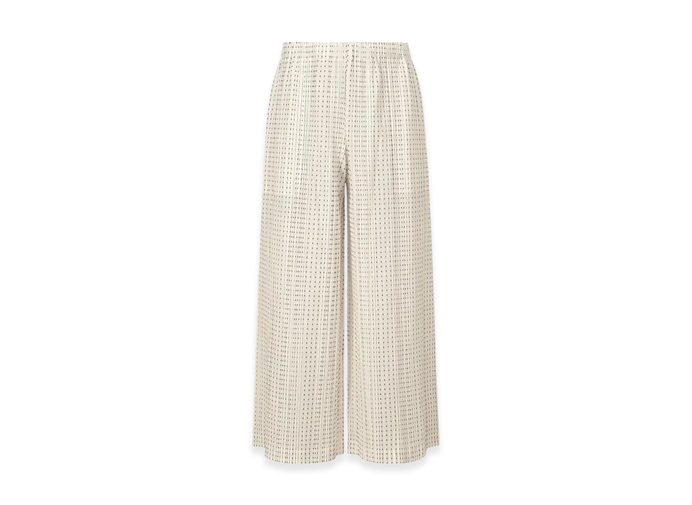 PLEATS PLEASE ISSEY MIYAKE Cotton Skip "White"
