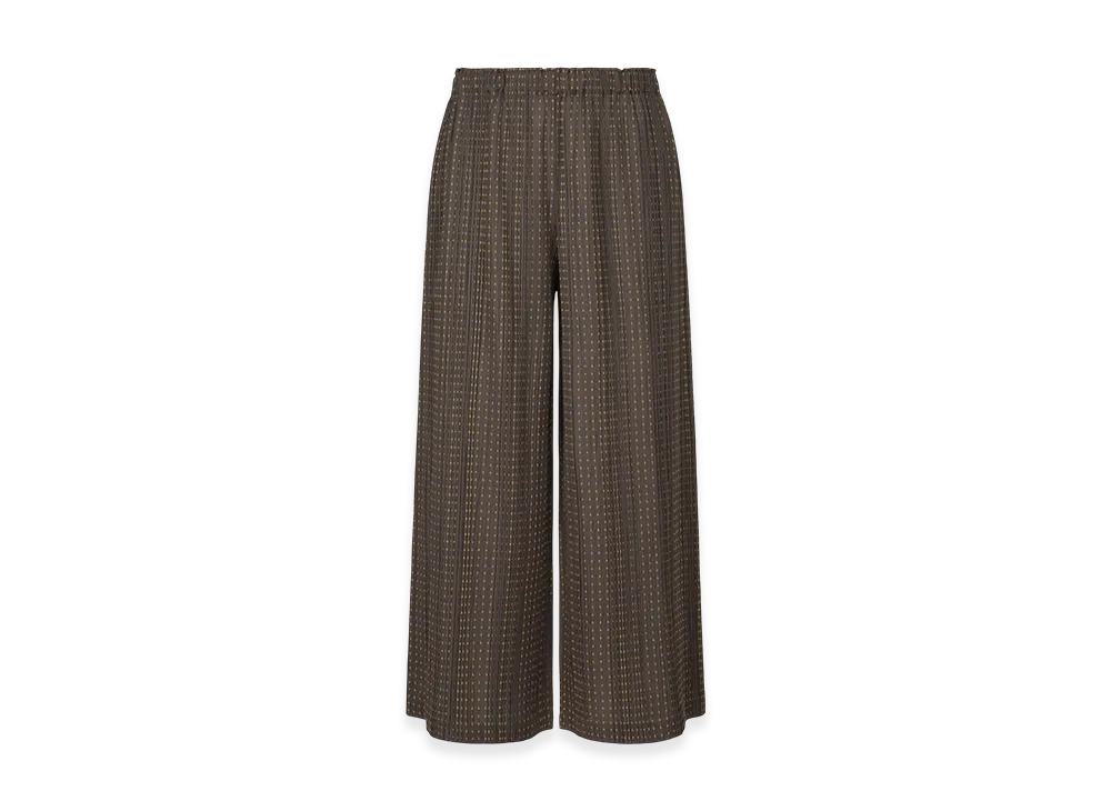 PLEATS PLEASE ISSEY MIYAKE Cotton Skip "Dark Brown"