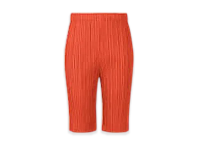 PLEATS PLEASE ISSEY MIYAKE Thicker Bottoms 1 "Bright Red"