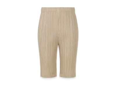 PLEATS PLEASE ISSEY MIYAKE Thicker Bottoms 1 "Greige"