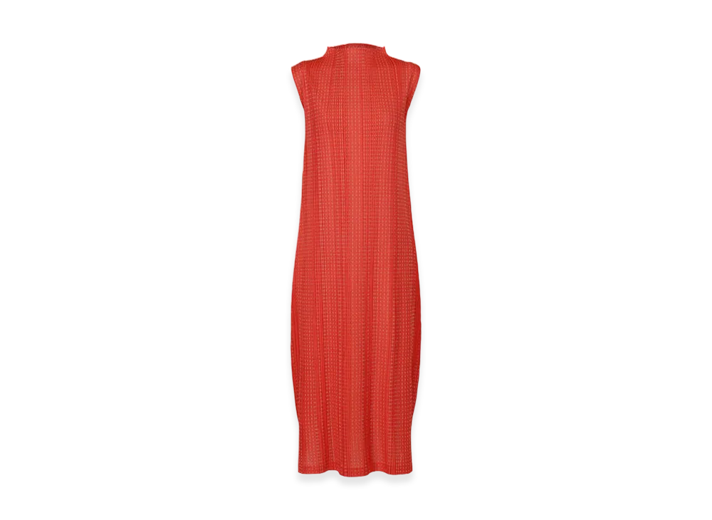 PLEATS PLEASE ISSEY MIYAKE Cotton Skip "Red"