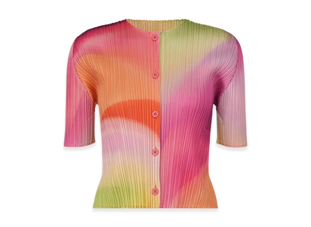 PLEATS PLEASE ISSEY MIYAKE Groove "Bright Pink"