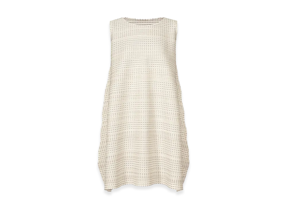 PLEATS PLEASE ISSEY MIYAKE Cotton Skip "White"