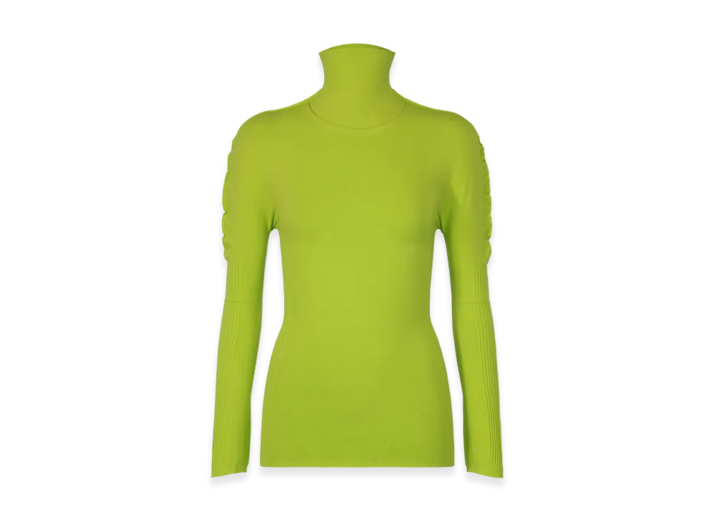 PLEATS PLEASE ISSEY MIYAKE A-Poc Skin "Yellow Green"