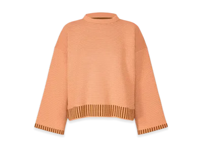 PLEATS PLEASE ISSEY MIYAKE Tempo Knit "Coral Pink"
