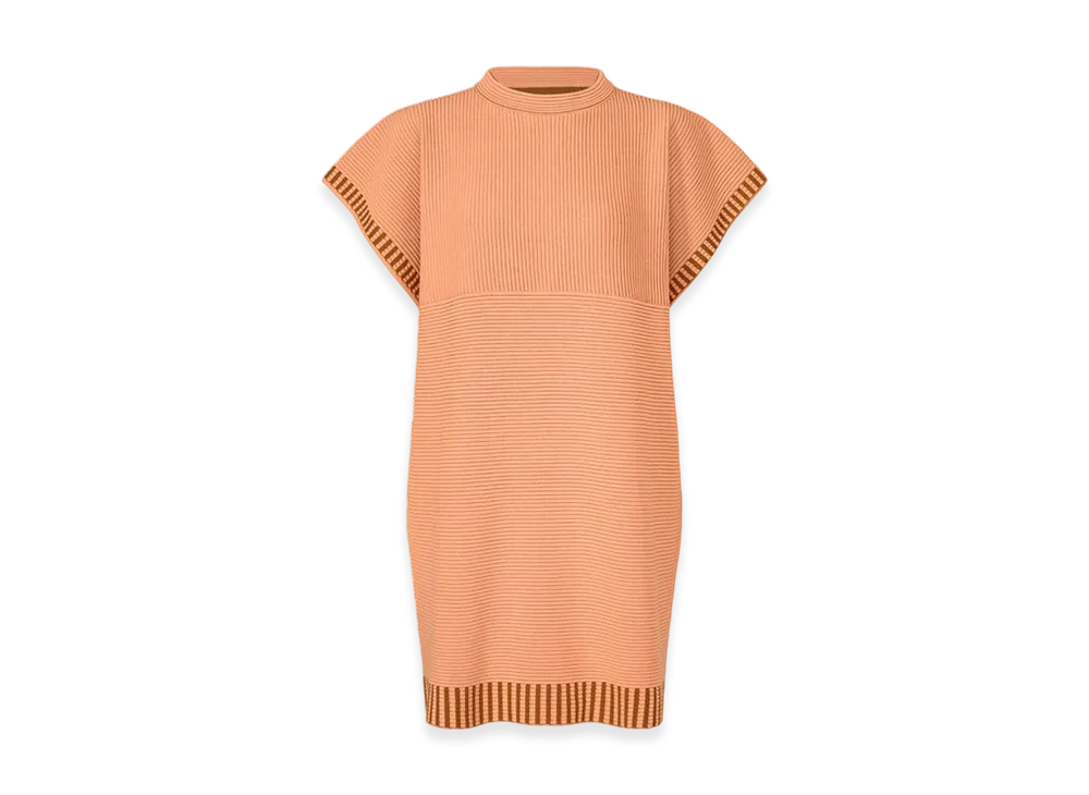 PLEATS PLEASE ISSEY MIYAKE Tempo Knit "Coral Pink"