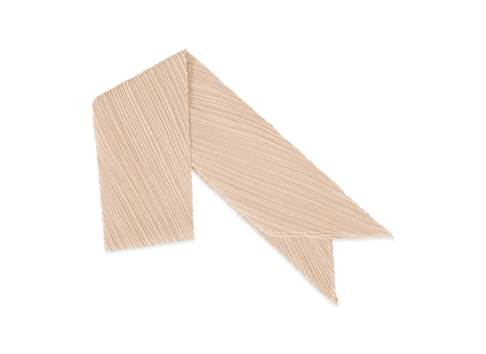 PLEATS PLEASE ISSEY MIYAKE Monthly Scarf July "Light Beige"