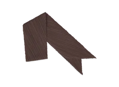 PLEATS PLEASE ISSEY MIYAKE Monthly Scarf July "Dark Brown"