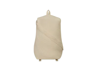 PLEATS PLEASE ISSEY MIYAKE Bias Pleats Backpack "Light Beige"