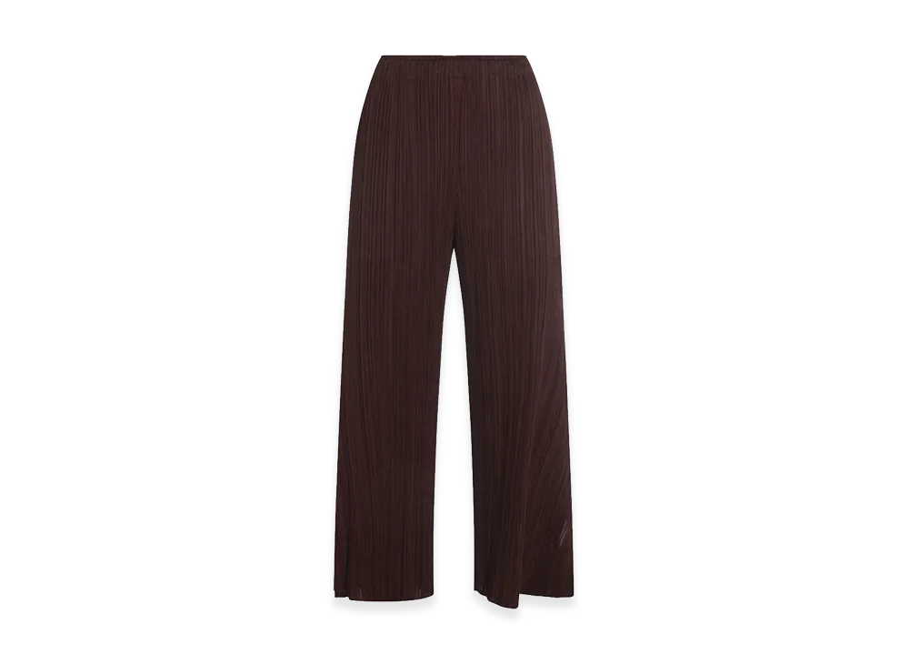 PLEATS PLEASE ISSEY MIYAKE Women's Monthly Colors July Pants "Brown"